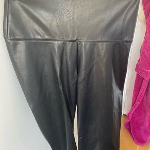 White House black market faux leather legging